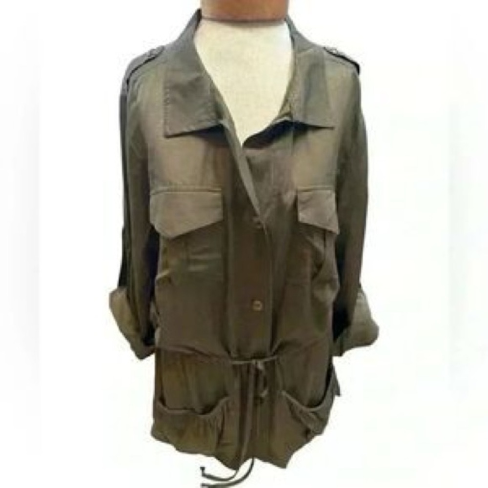 Eight Sixty Green Army Cardigan- Size Small